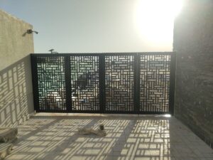 درابزين زجاج داخلي وخارجي الكويت