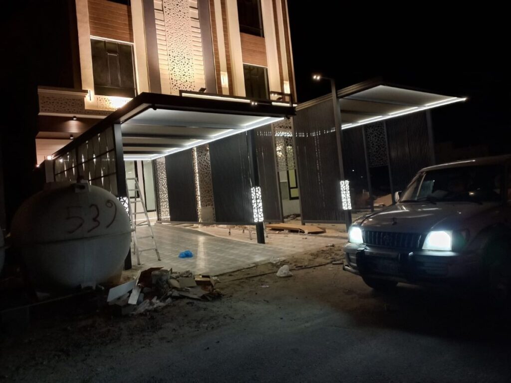 تركيب مظلات قريب