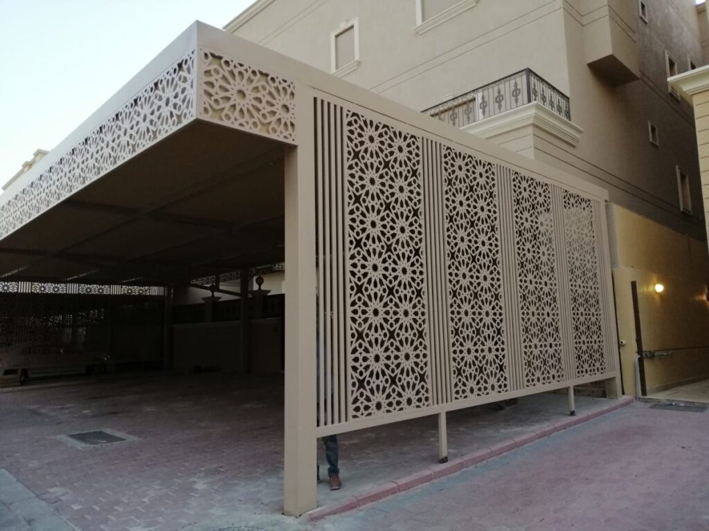 تركيب قماش مظلات