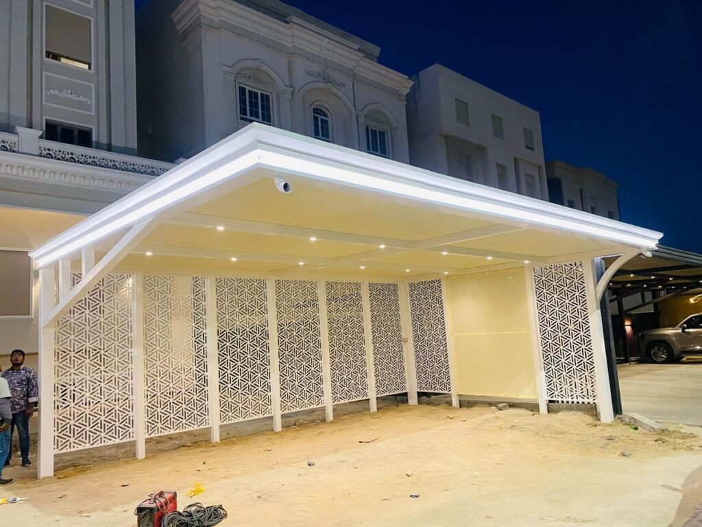 مظلات سيارات مودرن