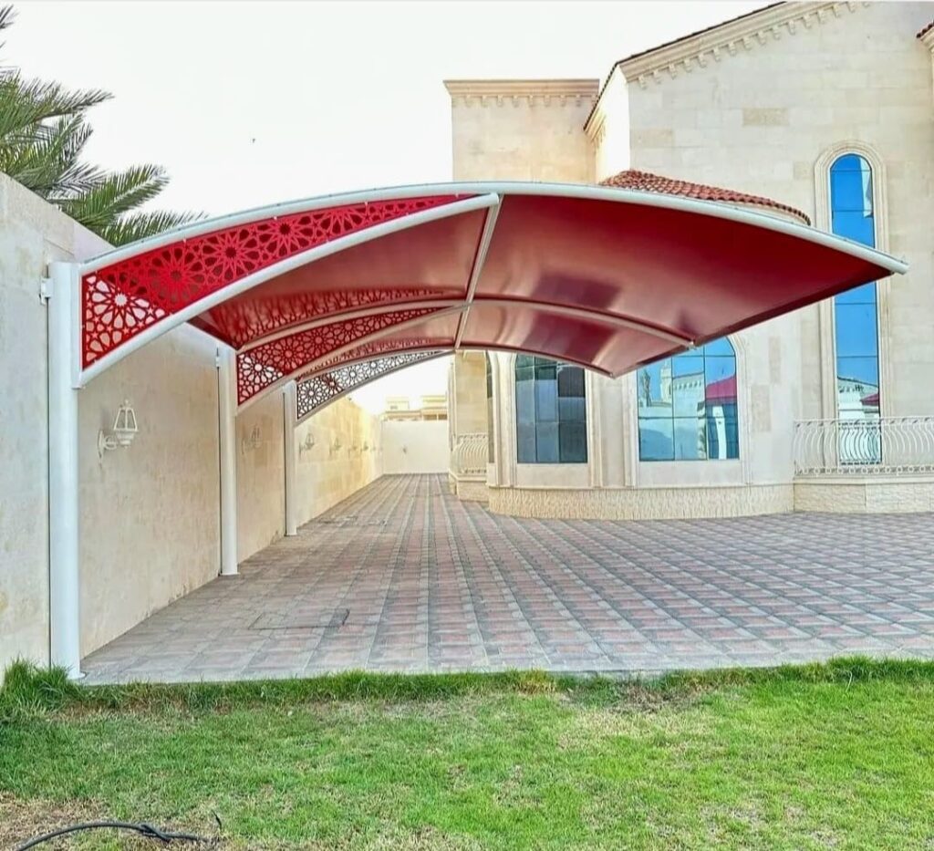 مظلة سيارة معدنية حديثة الكويت